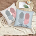 Gepersonaliseerd You Croc My World Kussenhoes Schattige Handen Vasthoudende Pantoffel Home Decoratie Grappig Valentijnsdag Verjaardagscadeau voor kopp