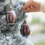 Personlig rugbyprydnad med namn och nummer Little League Heminredning Present till rugbyspelare Tränare