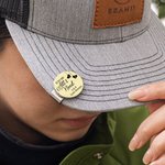 Personalized You're All I Need Golf Ball Marker Magnetic Hat Clip with Initials and Text Couple Golf Accessories Valentine's Day Gift for Golf Lover