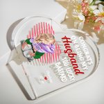 Spersonalizowane gratulacje z okazji bycia moim mężem Akrylowa tabliczka z imionami na biurko Prezent rocznicowy dla pary