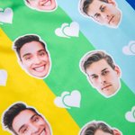 Personalised Funny Rainbow Face Boxers Briefs Underwear with Hearts Valentine's Day Gift for Men