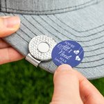 Personalized You're All I Need Golf Ball Marker Magnetic Hat Clip with Initials and Text Couple Golf Accessories Valentine's Day Gift for Golf Lover