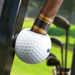 Personalized Magnetic Golf Ball Cigar Holder with Icon or Text Birthday Gift for Golf Lover Cigar Lover