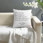 Taie d'oreiller personnalisée avec nom et texte pour la Saint-Valentin Cadeau d'anniversaire pour couple Famille