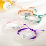 Personligt Caduceus-staven av Asklepios Handgjort medicinskt varnings-ID justerbart reparmband med graverad text som skyddar integritet Gåva till kvin