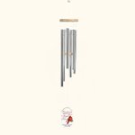 Personalized Photo Cardinal Wind Chimes with Name Outdoor Accessories Garden Decor Memorial Sympathy Gift for Family Friend