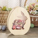 Tirelire de Pâques Modèle Œuf Boîte Personnalisée avec Nom Cadeau de Pâques pour Enfant