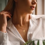 Personalised Dainty Hollow Birth Butterfly Necklace with Name Birthday Gift for Her