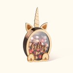 Tirelire de Pâques Modèle Lapin Licorne Dinosaure Décor Personnalisé avec Nom Cadeau de Pâques pour Enfant