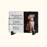 Henkilökohtainen valokuva Pet Memorial Stone nimellä Stands Desk Ornament Pet Loss lahja
