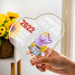 Personalized Cozy Bed Annoying Each Other for Years Heart Acrylic Plaque Valentine's Day Anniversary Gift for Couple