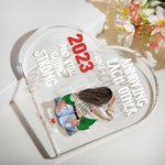 Personalizada Ciudad Ocupada Molestarse mutuamente durante años Corazón Placa de acrílico Día de San Valentín Aniversario Regalo para Pareja