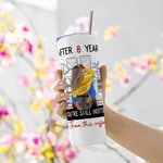 Gepersonaliseerde Woonkamer Je bent nog steeds heter dan deze koffie 20oz Skinny Tumbler Valentijnsdag cadeau voor echtpaar