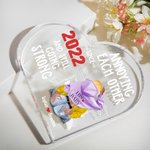 Personalized Cozy Bed Annoying Each Other for Years Heart Acrylic Plaque Valentine's Day Anniversary Gift for Couple