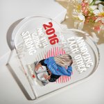 Spersonalizowana tablica akrylowa Line Love Heart Annoying Each Other Since Years Szczęśliwy prezent walentynkowy dla pary