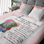 Manta Corazón de Amor Acuarela Personalizada con Nombre y Palabras de Amor Decoración Romántica para el Hogar Regalo de San Valentín Aniversario para 