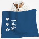 Coperta personalizzata per animali domestici con nome, morbida e calda per cani e gatti, regalo per chi ama gli animali.