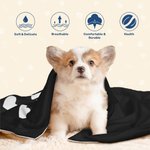 Coperta personalizzata per animali domestici con nome, morbida e calda per cani e gatti, regalo per chi ama gli animali.