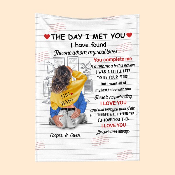Acogedora manta personalizada para el salón con nombre y palabras de amor Decoración romántica para el hogar Regalo de San Valentín Aniversario para pareja