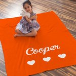 Coperta personalizzata per animali domestici con nome, morbida e calda per cani e gatti, regalo per chi ama gli animali.
