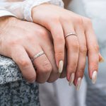 Bagues de Couple en Argent Sterling Personnalisées avec Texte Cadeau St Valentin pour Couple