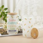 Personalizado Algún Conejito Te Quiere Pascua Zanahoria Escarchada Lata Vasos con Nombre Pascua Regalo para Niños Familia
