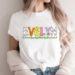 Personalisierte niedlichen Hase Huhn Muster Name Ostern Shirt Sweatshirt Baby Onesie Eltern-Kinder-Kleidung Ostern Geschenk für Familie