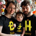 Personalizado lindo conejito Chick Letras Onesie bebé Camiseta Sudadera Padres-niños Ropa Pascua Baby Shower Regalo para la familia Kid