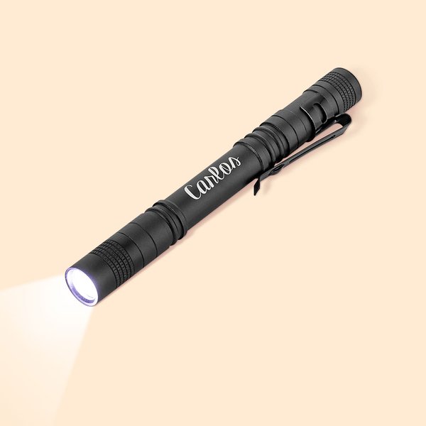 Personalised Metal LED Penlight with Name Waterproof Reusable First Aid Torch Gift for Police Officer Guard Outdoor Enthusiasts