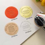 Personalised The Books Belong To Book Embosser Stamp Set with Engraved Encouraging Quote and Name Birthday Gift for Book Lovers