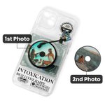 Foto personalizzata Custodia per iPhone con 2 dischi CD sostituibili Regalo di compleanno per gli amanti dei dischi musicali