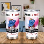 Personalizzato You're Still Hotter Than This Coffee 20oz Tumbler in acciaio inox con nomi e coperchio Regalo di San Valentino per la coppia