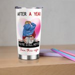 Personalizzato You're Still Hotter Than This Coffee 20oz Tumbler in acciaio inox con nomi e coperchio Regalo di San Valentino per la coppia