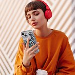 Foto personalizzata Custodia per iPhone con 2 dischi CD sostituibili Regalo di compleanno per gli amanti dei dischi musicali