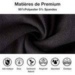 Sous-vêtement à cœurs et texte drôle personnalisé avec photo de visage - Cadeau d'anniversaire Saint-Valentin pour les hommes