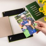 Gepersonaliseerde Football-speler fotolijst met naam en tekst afstuderen gepensioneerde Gift voor Football-speler afgestudeerde
