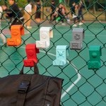 Personalised Multicolour Pickleball Baseball Ball Bag Hook Fence Hanging with Name 3D Print Sport Accessories Gift for Ball Game Lover