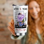 Personlig You're Still Hotter Than This Coffee 20oz Stainless Steel Tumbler Valentinsdag Jubileumsgave til par