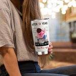 Vaso de Acero Inoxidable Personalizado You're Still Hotter Than This Coffee 20oz con Nombre de la Pareja y Tapa Regalo de San Valentín para Pareja