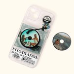 Foto personalizzata Custodia per iPhone con 2 dischi CD sostituibili Regalo di compleanno per gli amanti dei dischi musicali