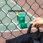 Personalised Multicolour Pickleball Baseball Ball Bag Hook Fence Hanging with Name 3D Print Sport Accessories Gift for Ball Game Lover