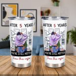 Personlig You're Still Hotter Than This Coffee 20oz Stainless Steel Tumbler Valentinsdag Jubileumsgave til par