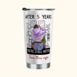 Personlig You're Still Hotter Than This Coffee 20oz Stainless Steel Tumbler Valentinsdag Jubileumsgave til par
