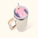 Topper personalizzato multicolore in uniforme medica da campo con stampa 3D per bicchiere Stanley da 30 oz 40 oz Regalo per il medico infermiere