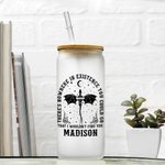 Personalisierte Flying Dragon 20oz Lebensmittelqualität Glas Becher mit Deckel und Strohhalm Geburtstag Geschenk für Buchliebhaber Leser