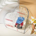 Placca in acrilico personalizzata con nome e caratteri per il soggiorno, regalo di San Valentino e anniversario per la coppia.
