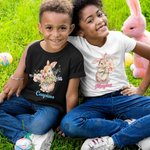 Gepersonaliseerd gebloemd Bunny Kid T-shirt Baby Onesie met naam Kinderen Paaskostuum Verjaardag Vakantiegeschenk voor Kid Newborn