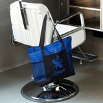 Sac à main à fermeture éclair avec nom et ceinture en maille Cadeau de grande capacité pour les coiffeurs et coiffeuses