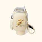 Spersonalizowana torba na butelkę wody Highland Cow z wyjmowanym pokrowcem kompatybilnym z kubkiem Stanley 40oz Prezent urodzinowy dla przyjaciela rodziny