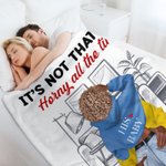 Personalised You're Always Sexy Cozy Living Room Blanket Romantic Home Decoration Valentine's Day Anniversary Gift for Couple